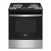 Whirlpool 4.8 cu. ft. 4 Burner Element Single Oven Electric Range with ...