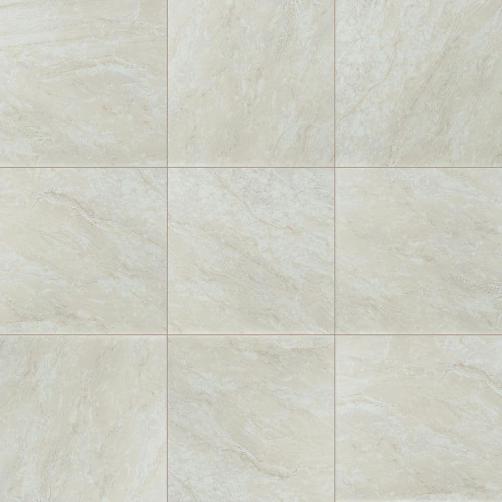 MSI Onyx Ivory 24 in. x 24 in. Matte Porcelain Floor and Wall Tile (512 ...