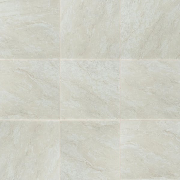 MSI Onyx Ivory 24 in. x 24 in. Matte Porcelain Floor and Wall Tile (512 ...