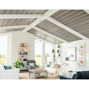 WoodHaven 5 in. x 7 ft. Driftwood Gray Tongue and Groove Ceiling Plank (29 sq. ft./case)