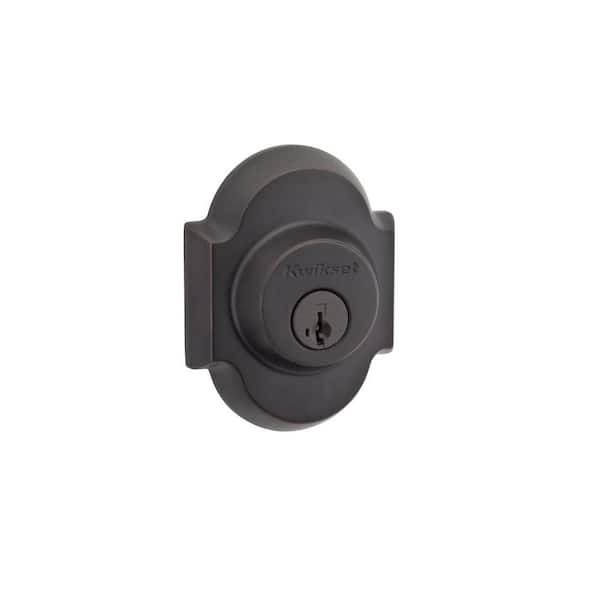 Kwikset Austin Venetian Bronze Single Cylinder Deadbolt featuring SmartKey Security with Microban Antimicrobial Technology