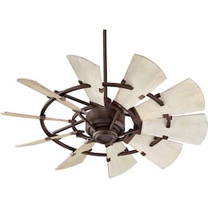 Windmill 44 in. Indoor Oiled Bronze Ceiling Fan with Wall Control