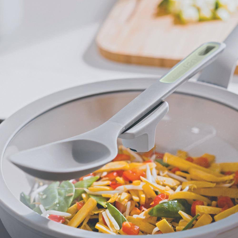 Sage Green 4.6qt Recycled Aluminum Stockpot with Glass Lid