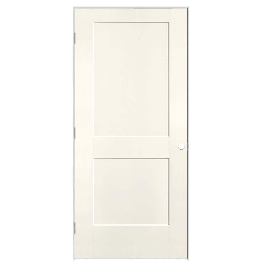 36 in. x 80 in. 2-Panel Logan Right-Hand Hollow Core Ivory Keys Molded Composite Single Prehung Interior Door price history on PriceWatchPro