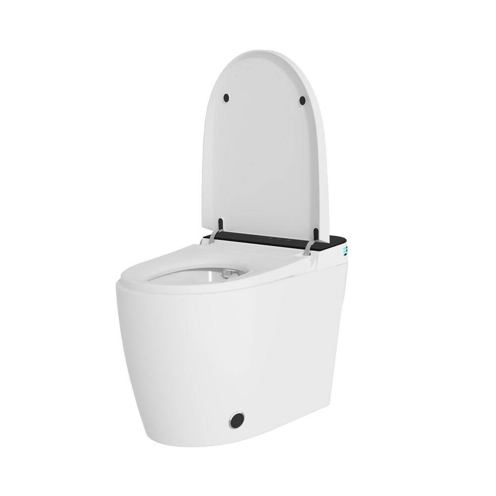 Smart Elongated Bidet Toilet 1.28 GPF in White with Auto Flush, Heated Seat, Foam Shield, Remote, Self-Cleaning Nozzle price history on PriceWatchPro