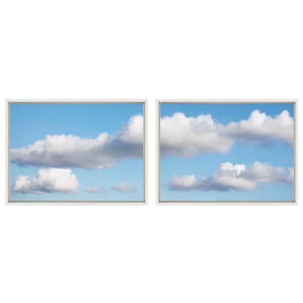 Sylvie Uplifting Clouds by Stephanie Klatt 2-Piece Framed Art Print 18 in. x 24 in.