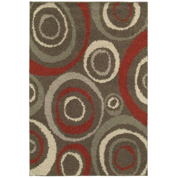 Home Decorators Collection Orbit Mushroom 2 ft. x 3 ft. Area Rug