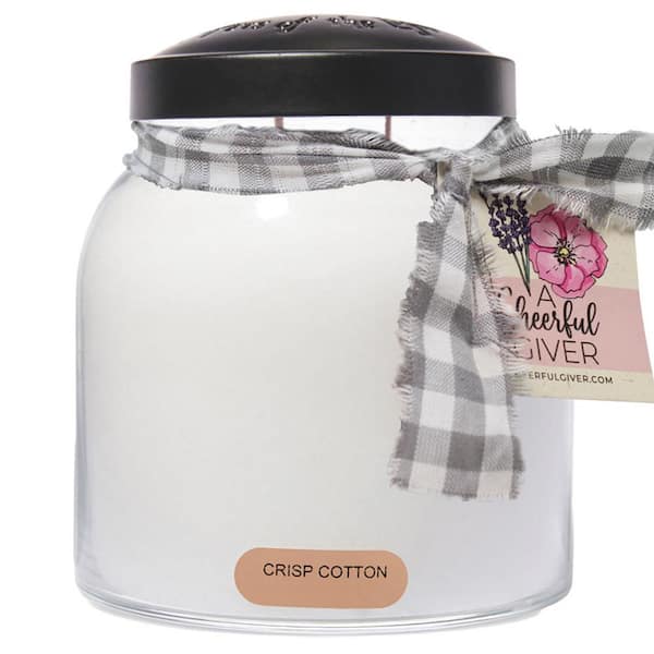 A CHEERFUL GIVER 34-Ounce Crisp Cotton Scented Candle