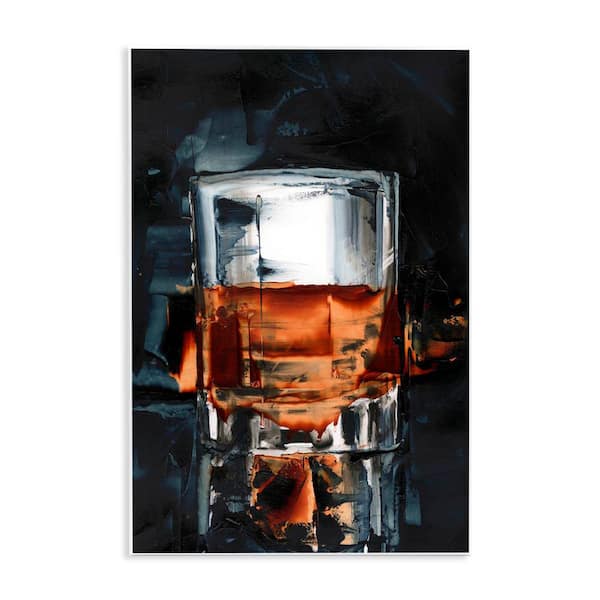 Stupell Industries Whiskey on Rocks by Ethan Harper Unframed Food Graphic Art Print 19 in. x 13 in.