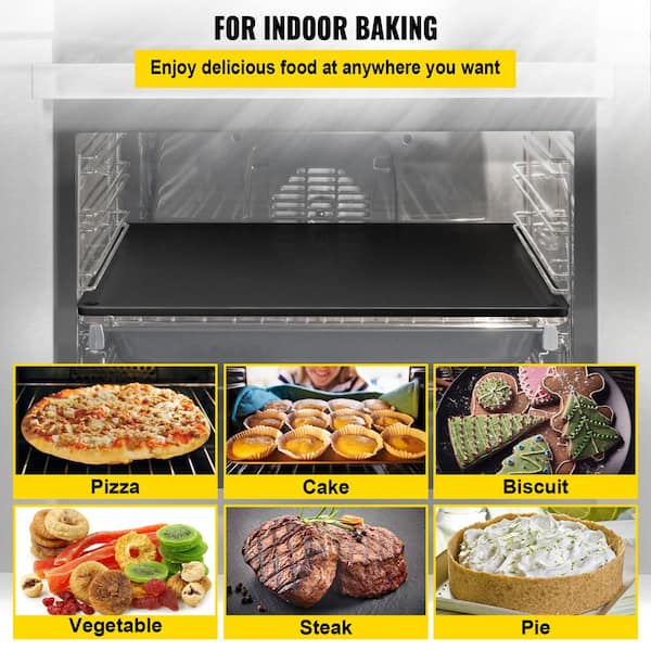 COYMOS Pizza Stone Heavy Duty Ceramic Baking Stone for use in Oven & Gril -  Thermal Shock Resistant, Ideal for Baking Pizza, Bread, Cookies