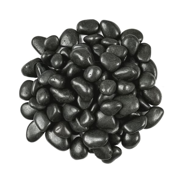 新品入荷 MSI Polished Black 0.5 cu. ft . per Bag (0.75 in. to 1.25 in リール