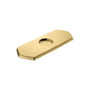 Locarno 7 in. Base Plate in Brushed Gold Optic