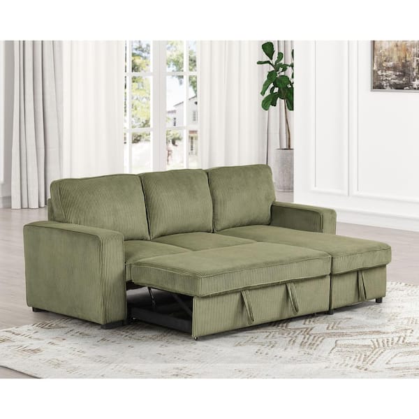 Furniture of America Roseshire 92.5 in. Straight Arm 1-Piece