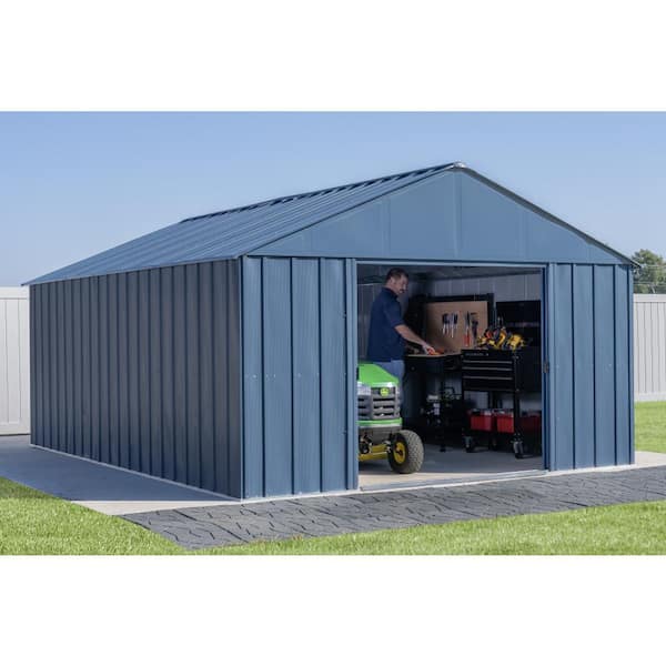 Classic Storage Shed 17 ft. D x 12 ft. W x 8 ft. H Metal Shed 194 sq. ft.