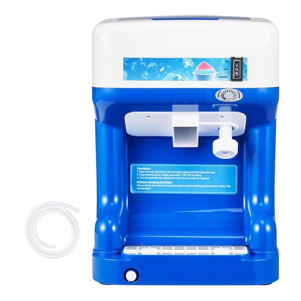 SKYSHALO Commercial Ice Shaver Crusher, Crushed Ice Capacity 68 oz. Blue Snow Cone Machine, 250W 1500RPM Electric Snow Cone Maker