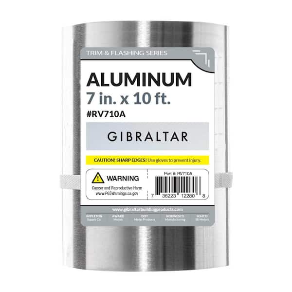 Gibraltar Building Products 24 in. x 10 ft. Aluminum Roll Valley Flashing  961-10-24 - The Home Depot