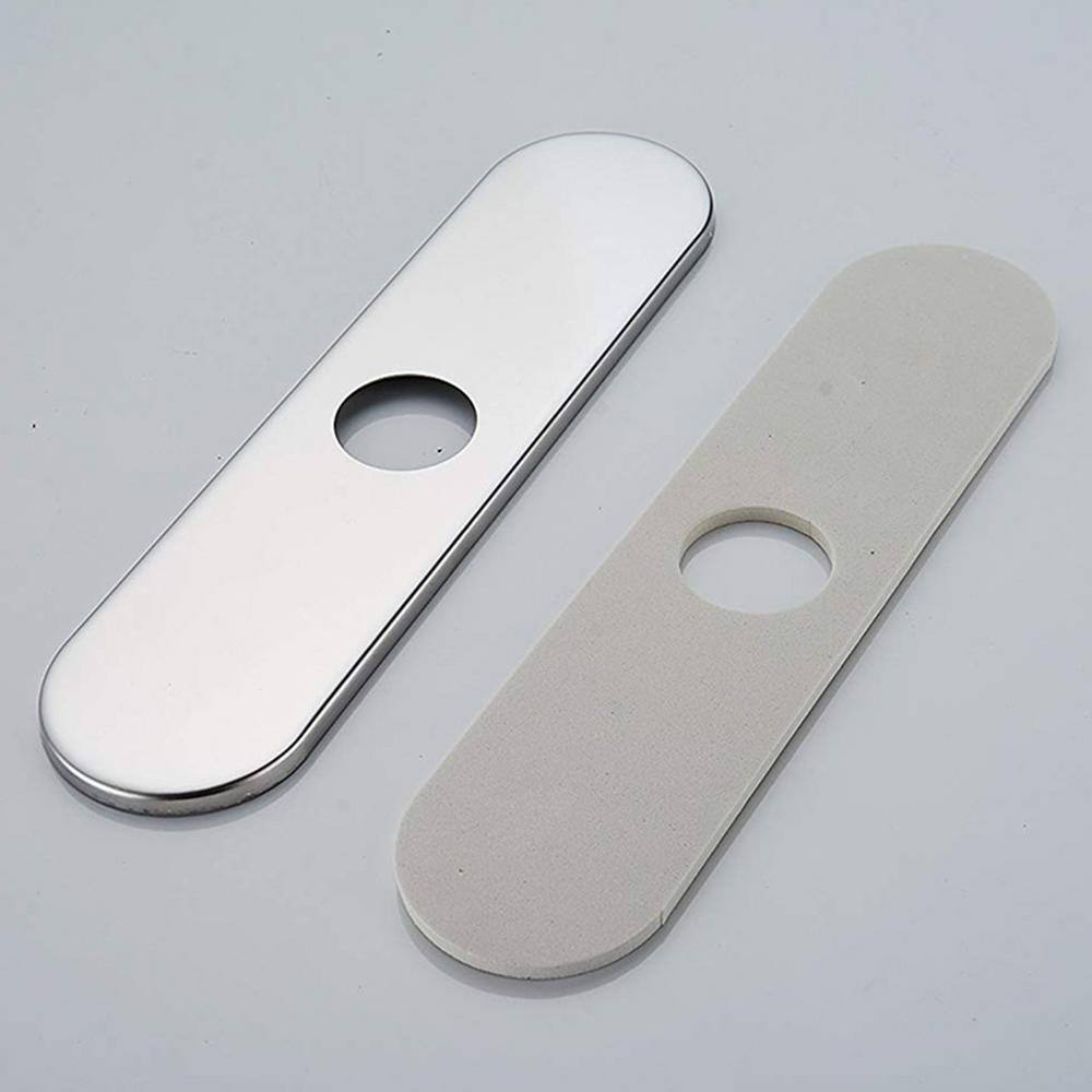 Polished Chrome Kitchen Sink Faucet Hole Cover Plate