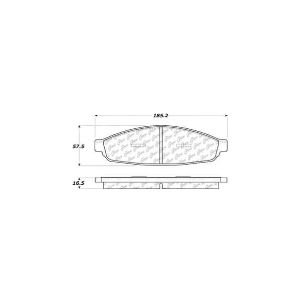Centric Parts Disc Brake Pad Set 2003-2005 Lincoln Aviator