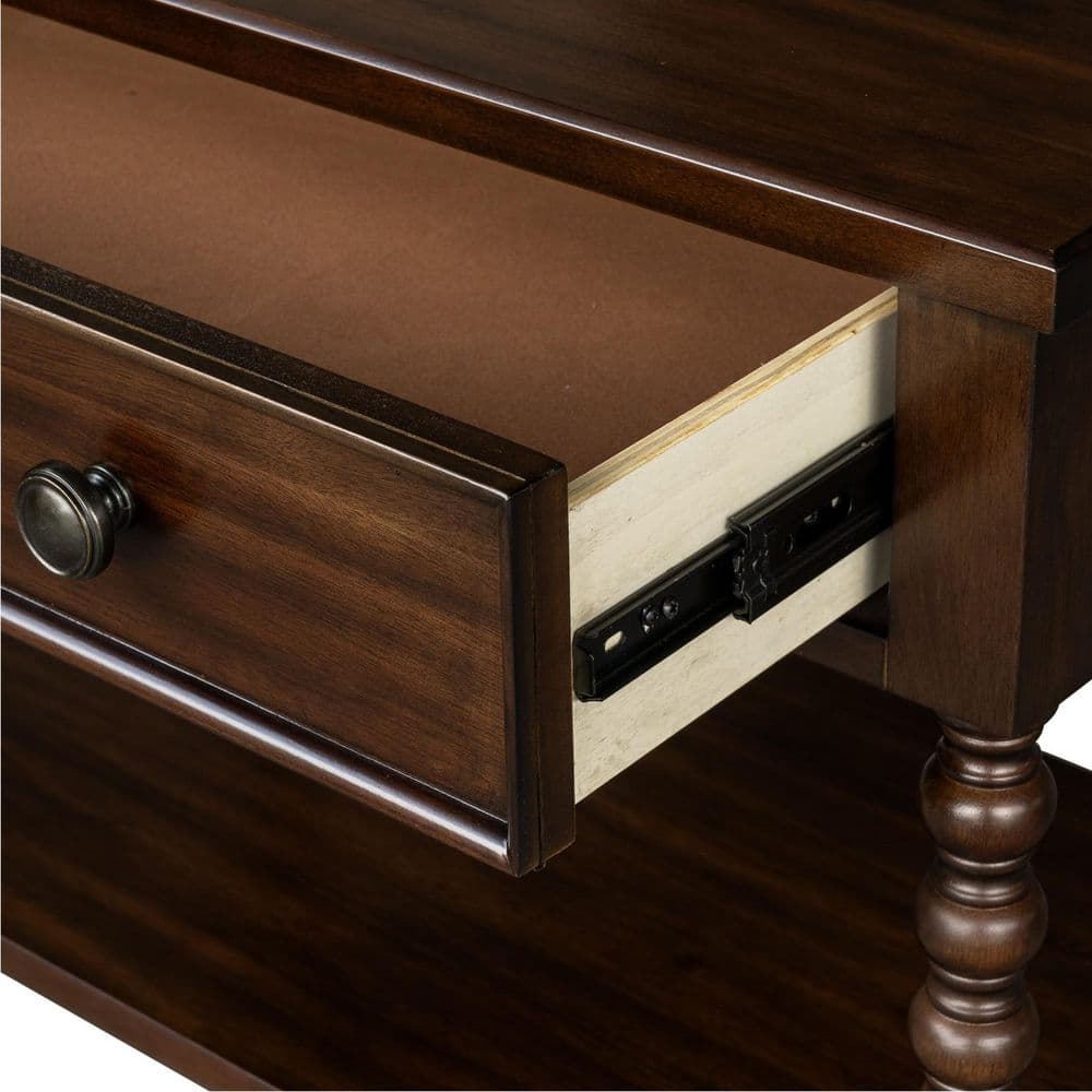Beckett Morocco Brown 1 Drawer 32 in. W Large Nightstand - thumbnail 10