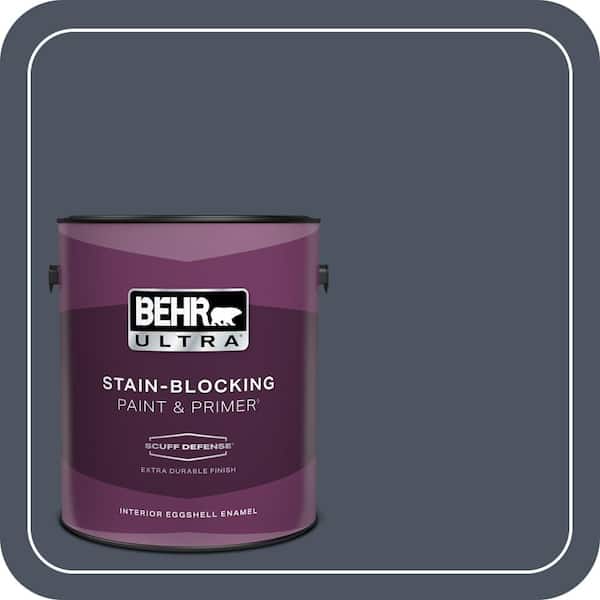 BEHR ULTRA 1 gal. #ECC-33-3 Dark Sea Extra Durable Eggshell Enamel Interior Paint & Primer