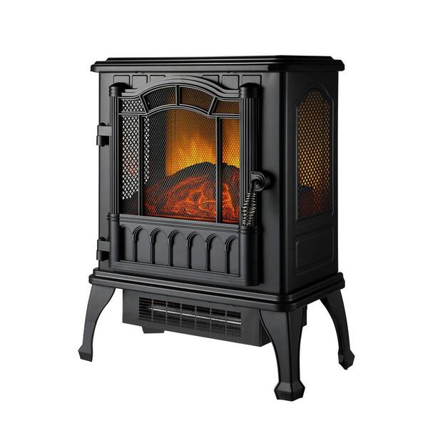 23.4 in. 5100 BTU 3D Electric Fireplace with Infrared Quartz Maximum