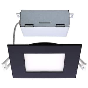 ColorQuick 4 in. Adjustable CCT Canless New Construction IC Rated Indoor/Outdoor Integrated LED Recessed Light Trim