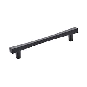 Pailou 6-5/16 in. Center-to-Center Modern Matte Black Bar Cabinet Pull