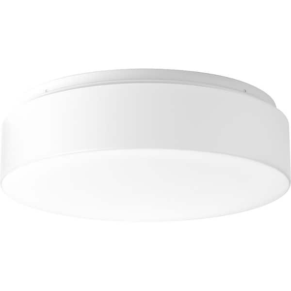 Progress Lighting Drums and Clouds Collection 22.5-Watt White Integrated LED Flush Mount