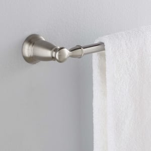 Banbury 24 in. Towel Bar in Spot Resist Brushed Nickel