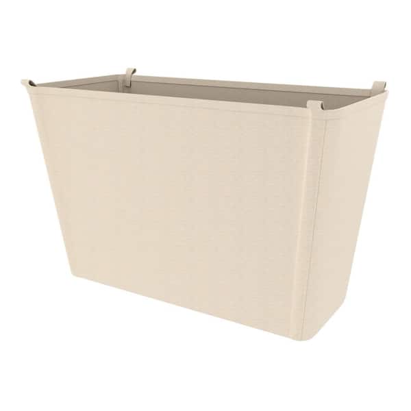 Rev-A-Shelf 18 in. H x 30 in. W Brown Cloth 1-Drawer Wide Mesh Wire Basket
