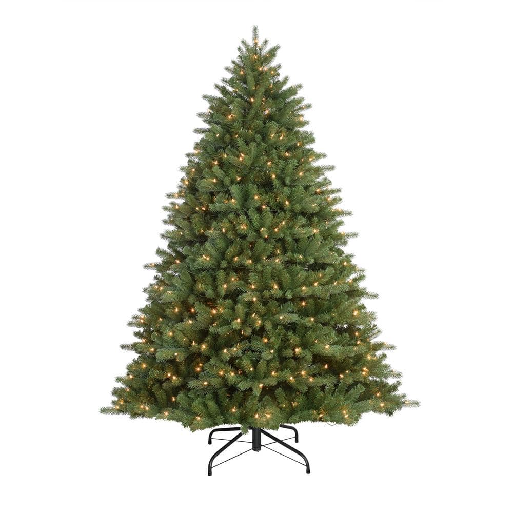 Puleo International 7.5 ft. Pre-Lit Douglas Fir Premier Incandescent ...