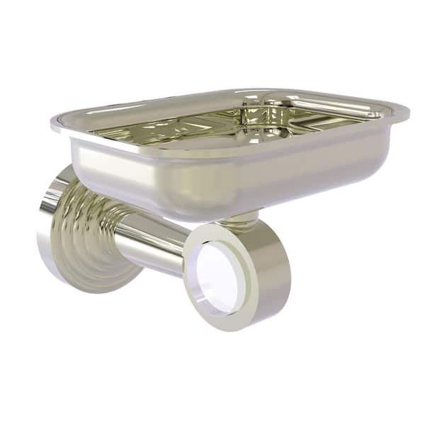 Pacific Beach Wall Mounted Soap Dish Holder in Polished Nickel