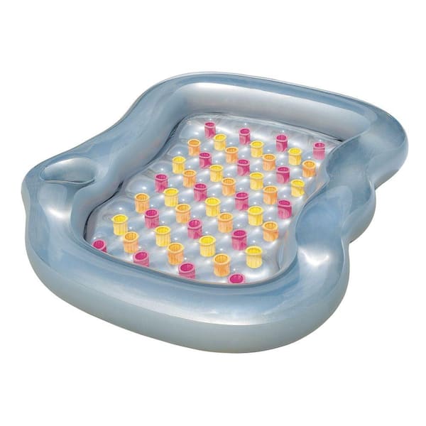 Splash & Play Double Designer Inflatable Pool Lounge Float