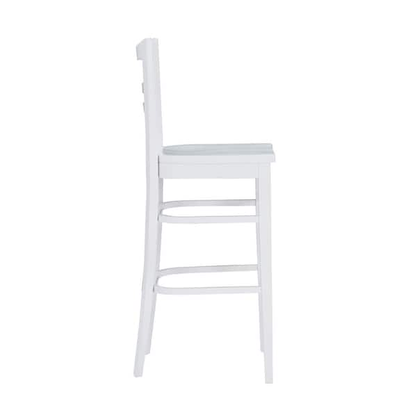 White ladder discount back bar stools