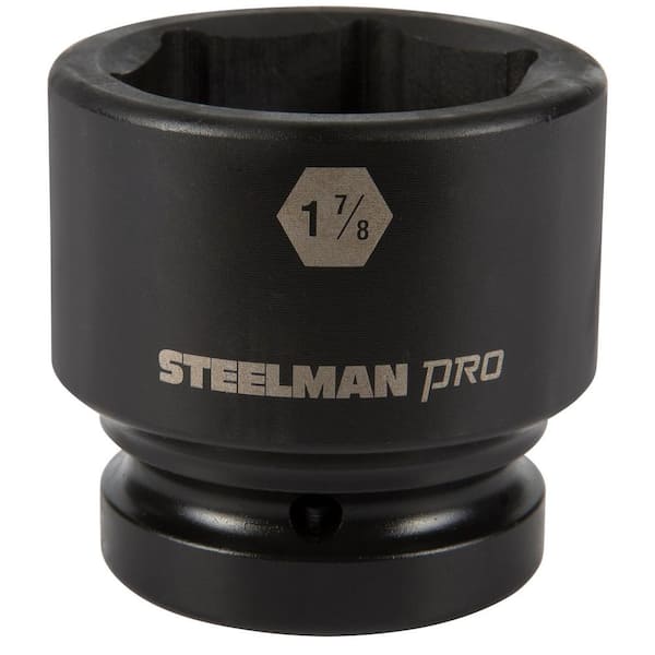 STEELMAN PRO 1 in. x 1-7/8 in. 6-Point Drive Impact Socket