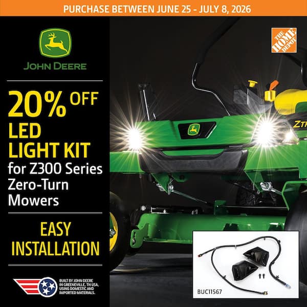 John Deere Z300 Series Zero-Turn Mower LED Light Kit BUC11567
