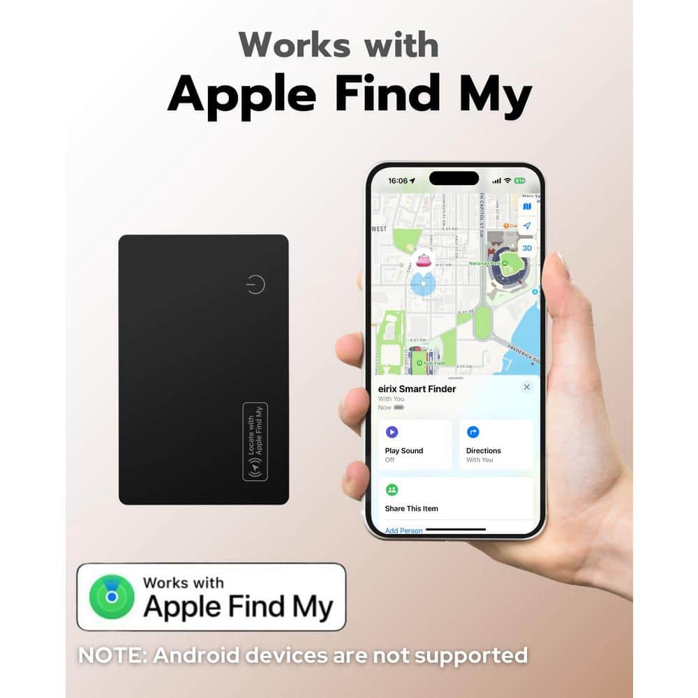 Rechargeable Wallet Tracker Card
