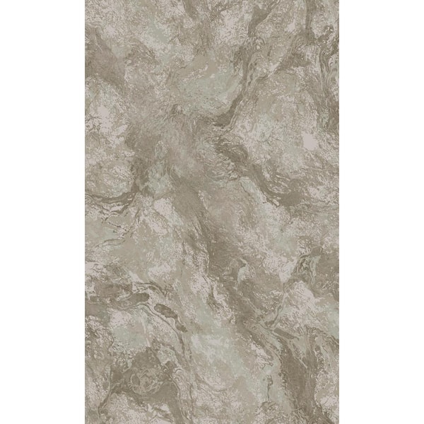 Walls Republic Taupe Elegant Marble Design Print Non Woven Non-Pasted Textured Wallpaper 57 Sq. Ft.
