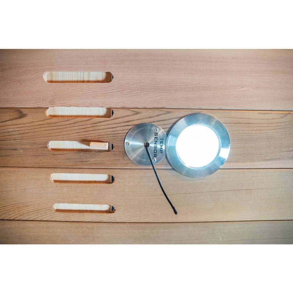 Sierra 2-Person Cedar FAR Infrared Sauna with Bluetooth