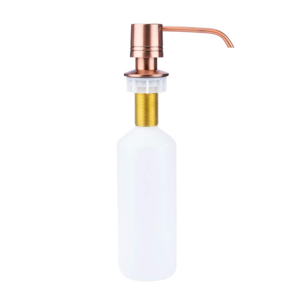 Antique Copper Deck-Mounted Metal Soap Dispenser