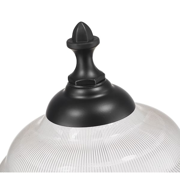 Acorn Collection 1-Light Matte Black Outdoor Post-Mount Fixture Acorn Collection 1-Light Matte Black Outdoor Post-Mount Fixture