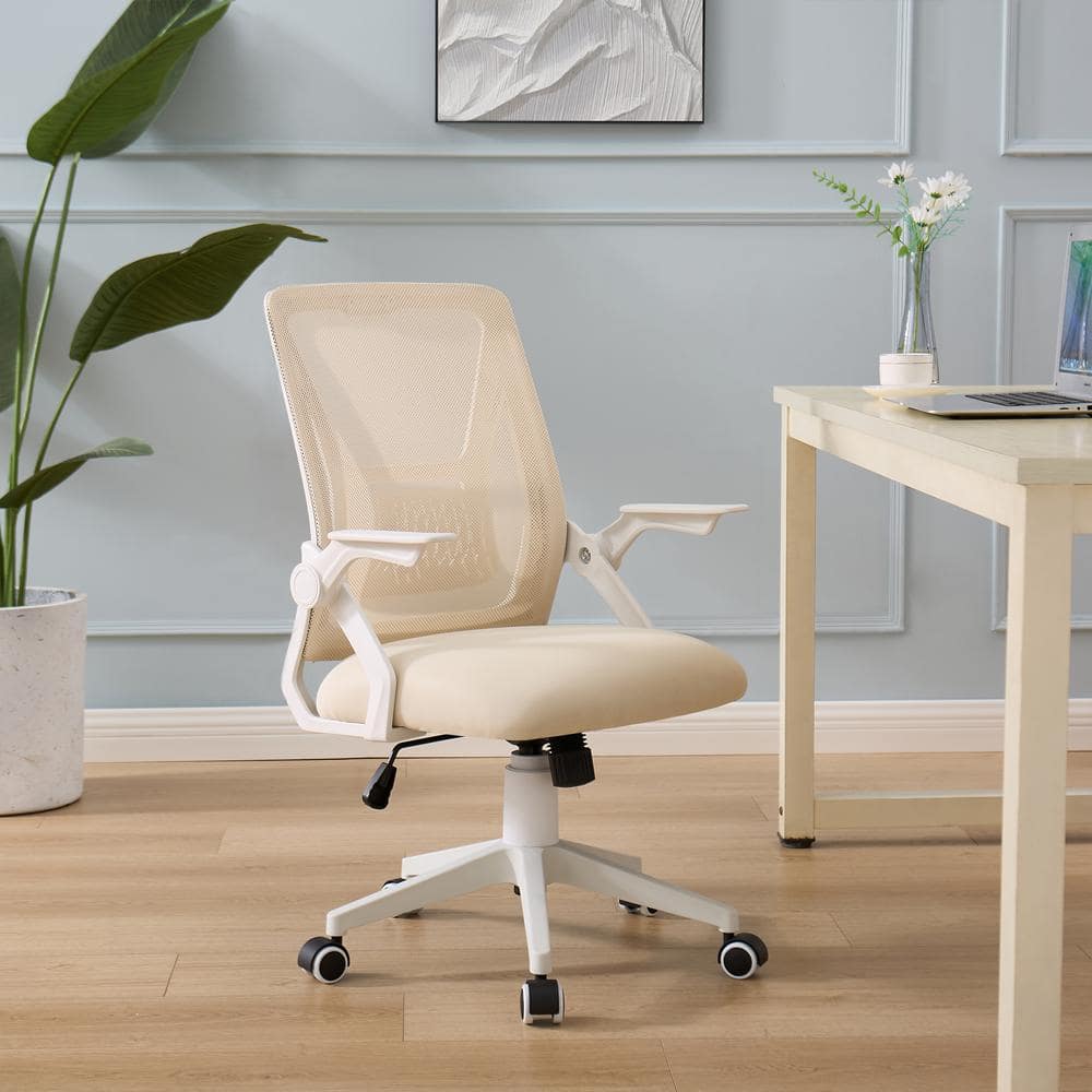 VECELO Office Chair for Computer Task Work Fabric Swivel Ergonomic
