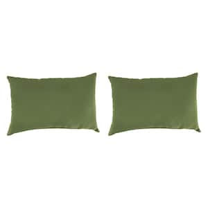 18 in. L x 12 in. W x 4 in. T Veranda Hunter Outdoor Lumbar Throw Pillow (2-Pack)
