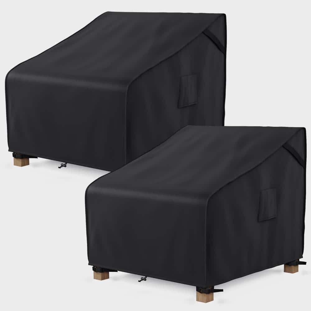 Patio Chair Covers, Waterproof Heavy Duty Outdoor Furniture Covers, Lounge Deep Seat Cover with Air Vents (2-Pack) price history on PriceWatchPro