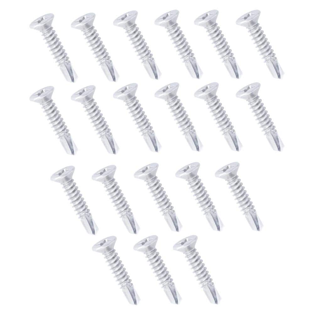 "#14 x 1 in. Flat Head Self-Drlng Screw  (20-Pack)" price history on PriceWatchPro