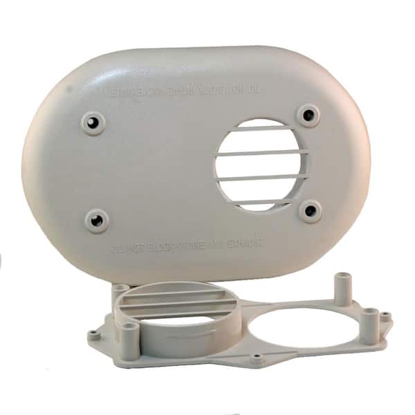 Diversitech 3 in. PVC Horizontal Vent Kit for High Efficiency Fossil Fuel Appliances