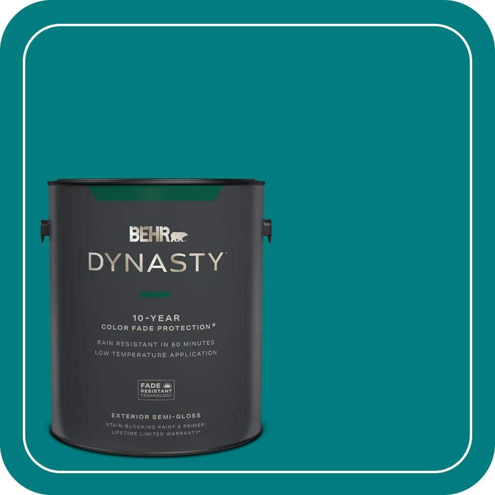 1 gal. #S-G-500 Tropical Waters Semi-Gloss Exterior Stain-Blocking Paint & Primer price history on PriceWatchPro