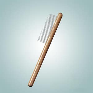 Pet Cleaning Grooming Comb for Removing Fur and Tangles for with Long and Short Stainless Steel Teeth