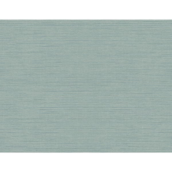Kenneth James Agena Blue Sisal Vinyl Strippable Wallpaper (Covers 60.8 sq. ft.)