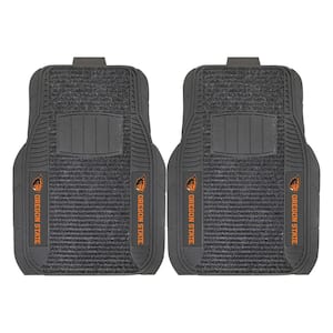 NCAA Oregon State University Heavy Duty 2-Piece 20 in. x 27 in. Vinyl Car Mat